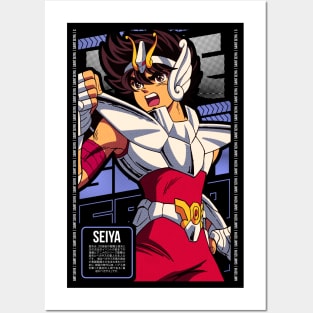 SEIYA | SAINT SEIYA | ANIME CHARACTER DESIGN | Posters and Art